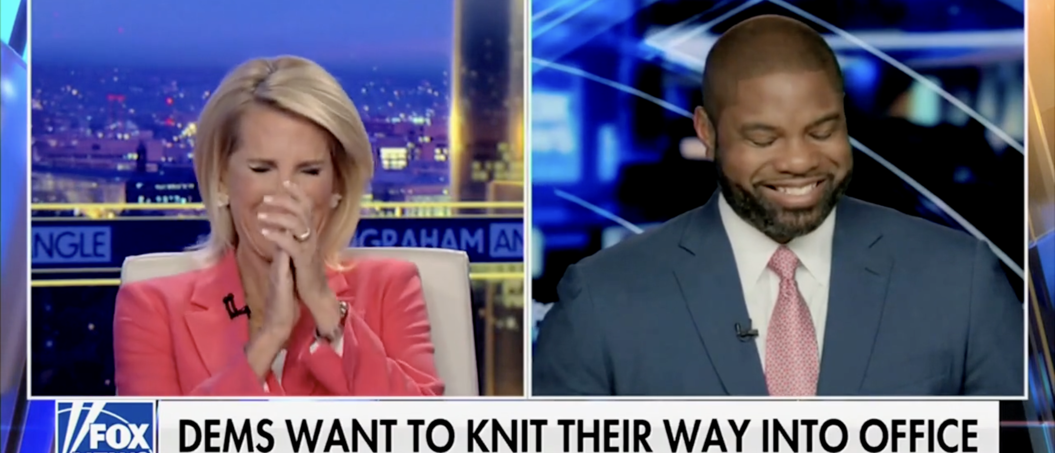 ‘Dumbest Thing I’ve Ever Seen’: Donalds, Ingraham Lose It Over Democrats Asking Crowd To Throw ‘Balls Of Yarn’